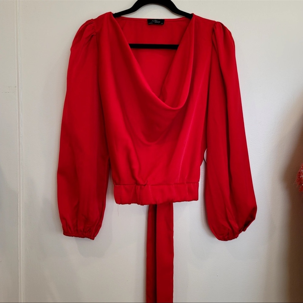 Red blouse brand new size Medium Milk & Honey ❣️